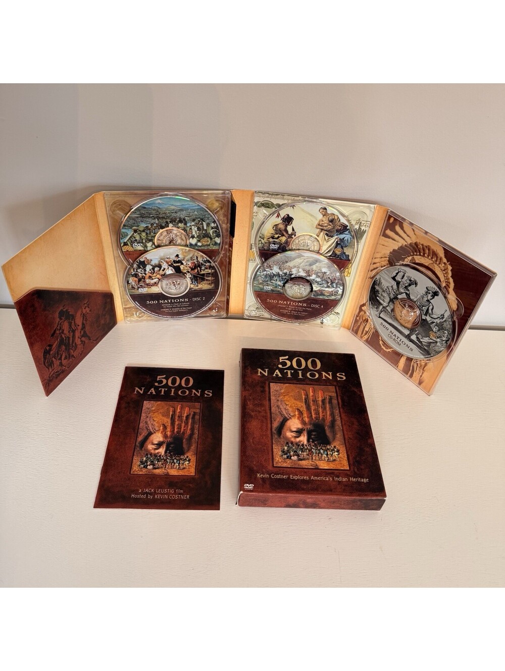 500 Nations - Complete Set (DVD, 2004, 4-Disc Set)